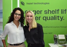 Aline Perales and Kellen Stailey Martin with Hazel Technologies.